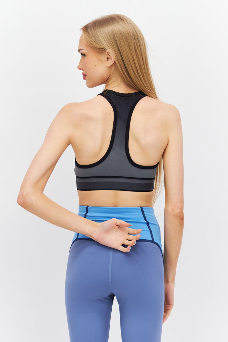 Reebok Women Sportwear Fit Sleeveless Running Crop Top, Black - Image 4