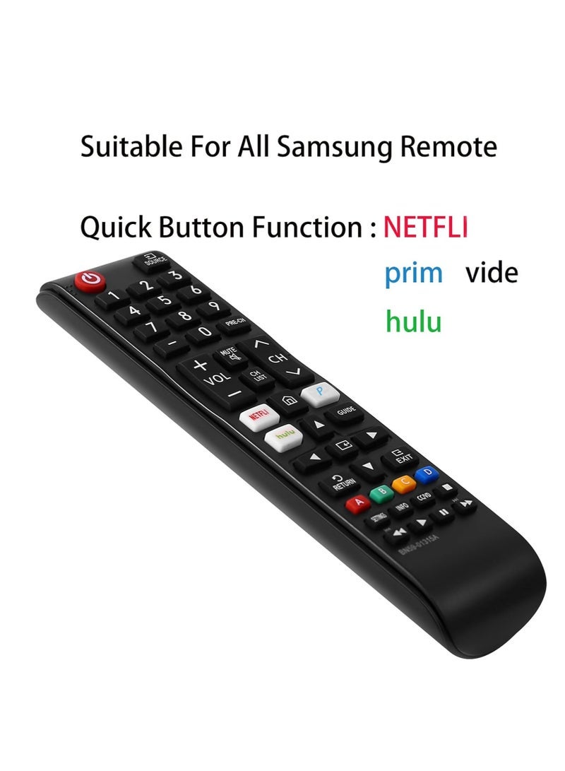 PopZa ATA-D Universal Remote Control for All Samsung TVs – Compatible with Samsung LED, LCD, HDTV, Smart, QLED, UHD, SUHD, 3D, Frame Series – Easy Setup, Long Range, Plug & Play – Replacement Remote for Samsung Smart TV Models - Image 3