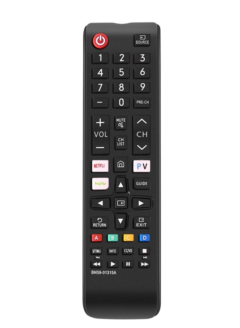 PopZa ATA-D Universal Remote Control for All Samsung TVs – Compatible with Samsung LED, LCD, HDTV, Smart, QLED, UHD, SUHD, 3D, Frame Series – Easy Setup, Long Range, Plug & Play – Replacement Remote for Samsung Smart TV Models - Image 1
