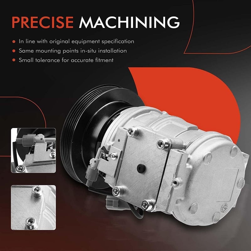 A-Premium A/C Compressor with Clutch for Toyota Camry, Celica, and Solara - Image 5