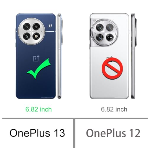 Osophter for Oneplus 13 Case: with Screen Protector Shock-Absorption Flexible TPU Rubber Protective Cover for Oneplus 13 5G Phone Case(Navy Blue) - Image 2