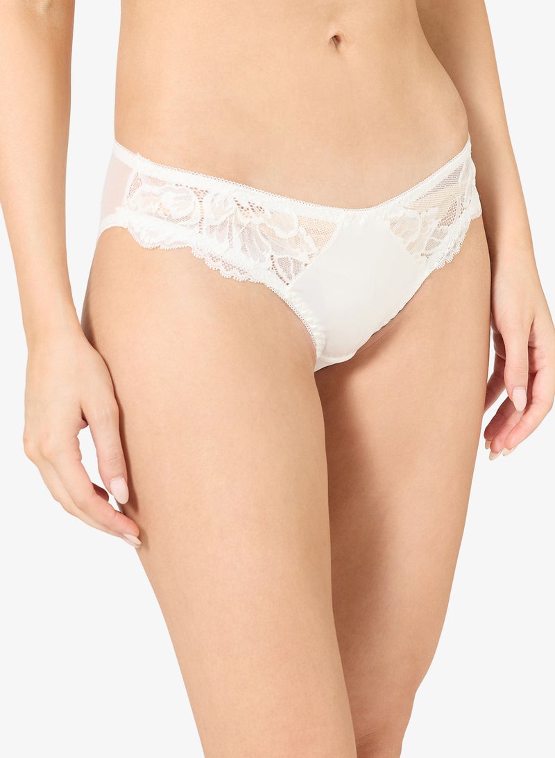 Ginger Lace Detail Corset Bralette & Brief Set - Image 3