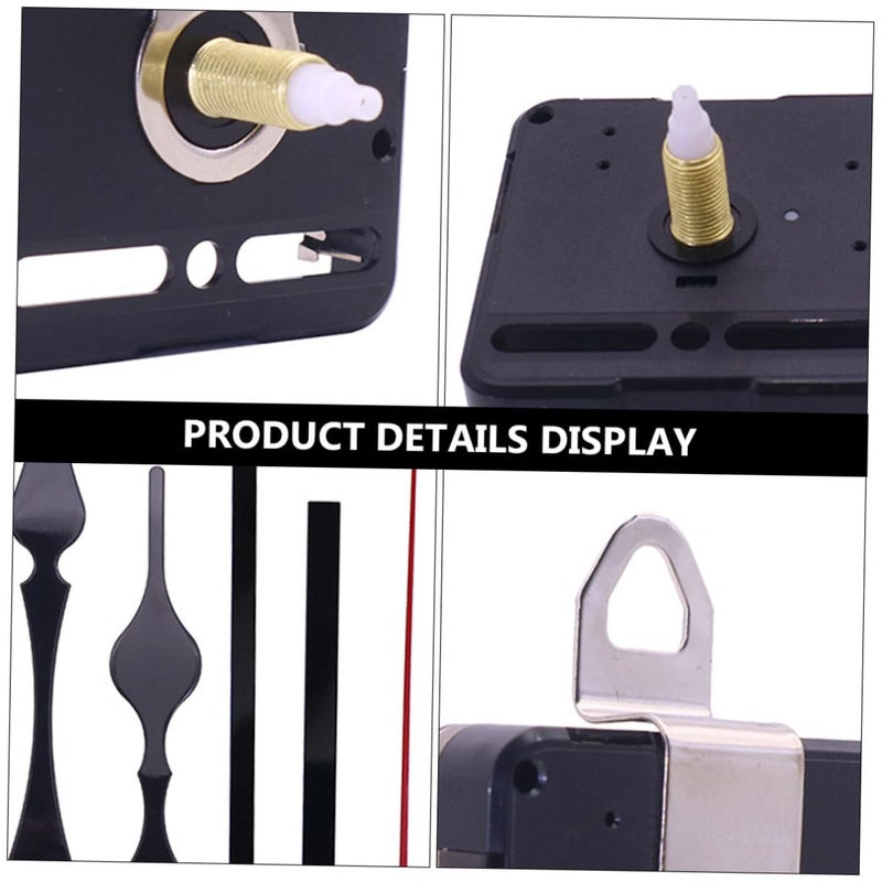 مجموعة حركة الساعة عالية عزم الدوران عمود طويل صامت لآلية ساعة الحائط DIY - Image 5