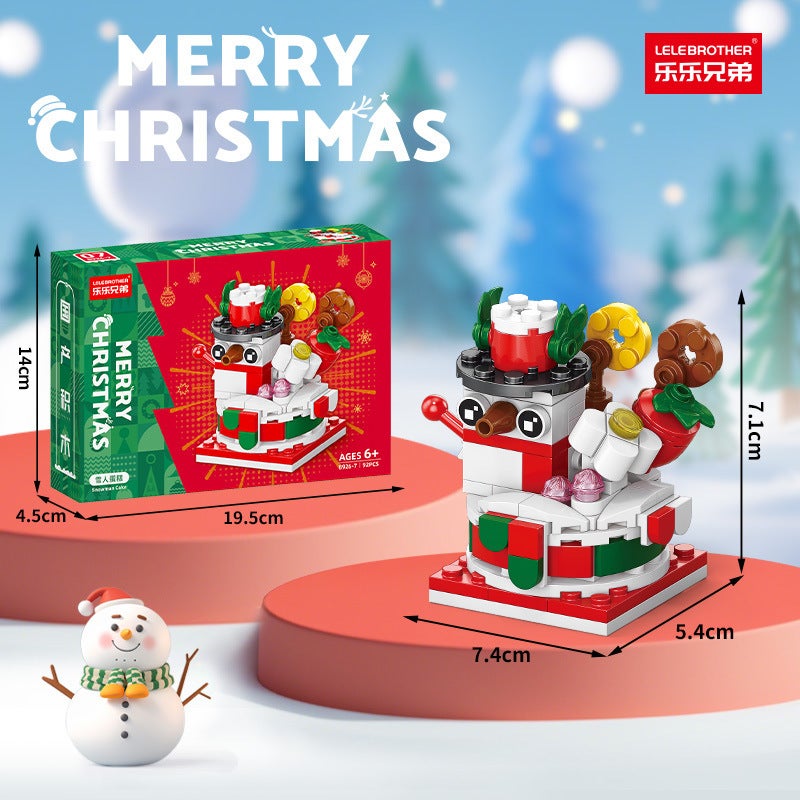 New Lele Brothers Compatible Lego Santa Elk Car Small Particles Children'S Assembled Toy Gift - Image 1