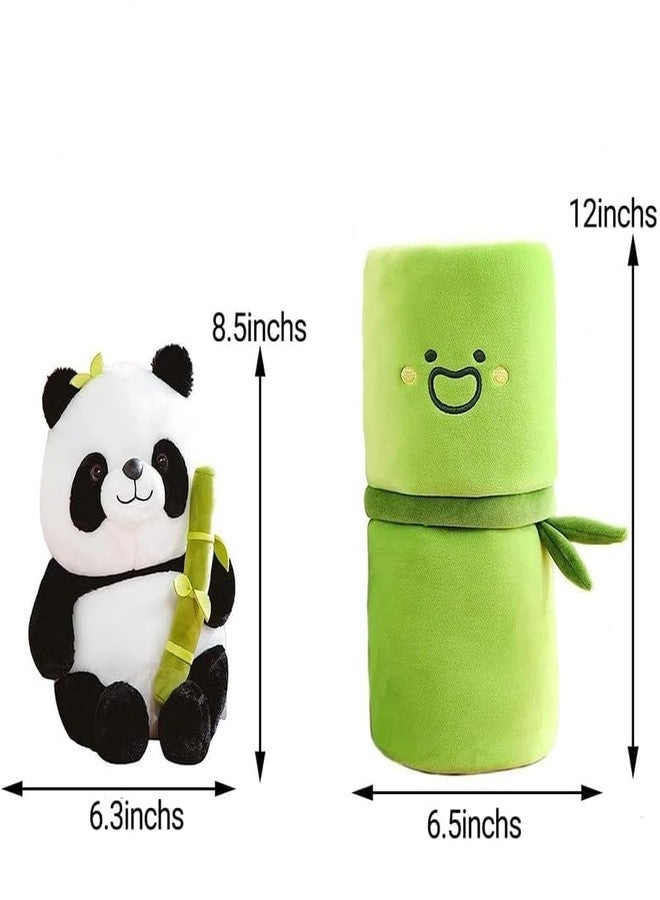YBN Cute Soft Toy Panda Plush with Bamboo Case - Soft Stuffed Animal Toy for Kids, Girls & Boys | Adorable & Huggable Soft Toy - Image 2
