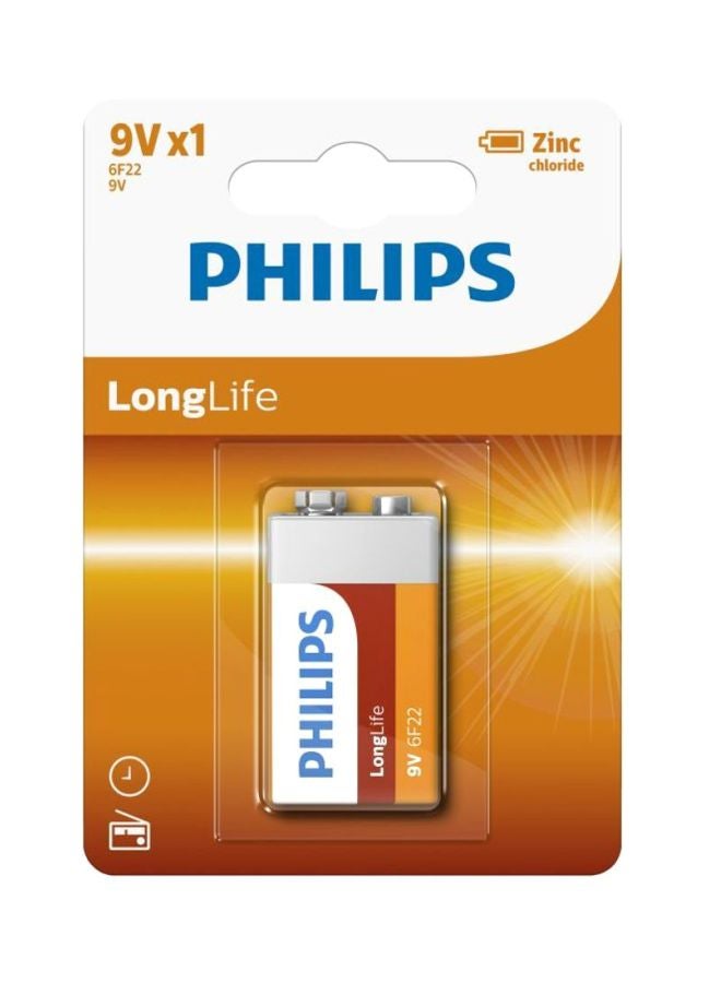 Philips LongLife Zinc Chloride Battery White/Red/Orange - Image 2