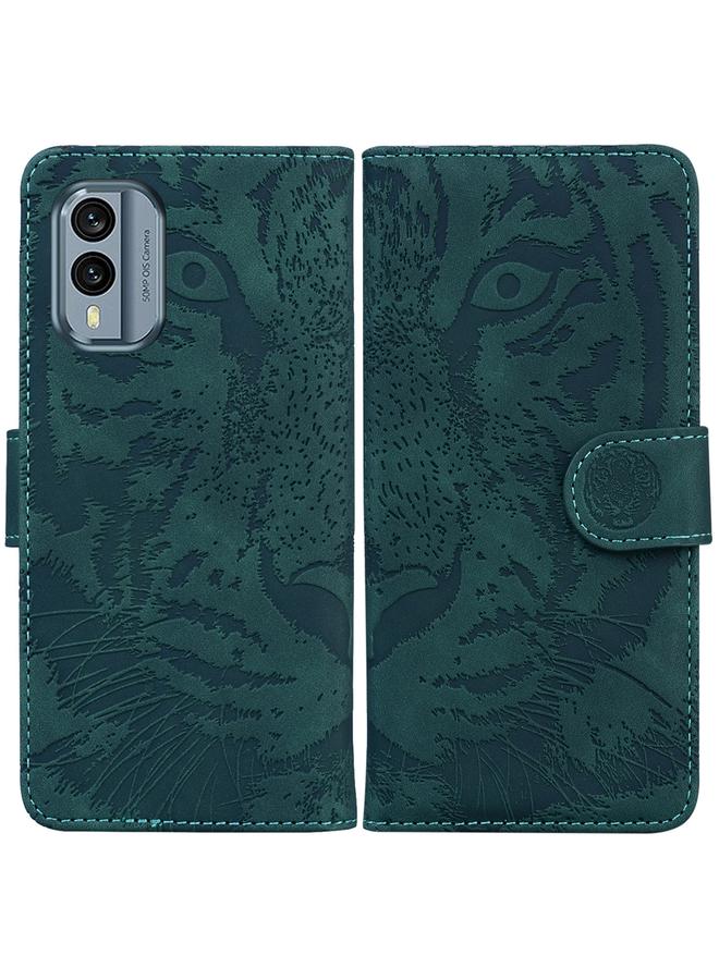 S-TOP Case For Nokia X30 Tiger Embossing Pattern Flip Leather Phone Case - Image 1