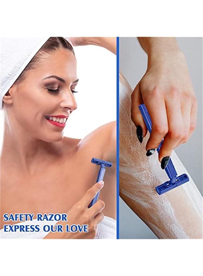 BWSJ BudgetFriendly 100  Twin Blade Disposable Razors with Stainless Steel Blades  Ideal for Hotels Travel and Motels  Includes Blade Cover for Single Use Bathing Supplies - Image 3
