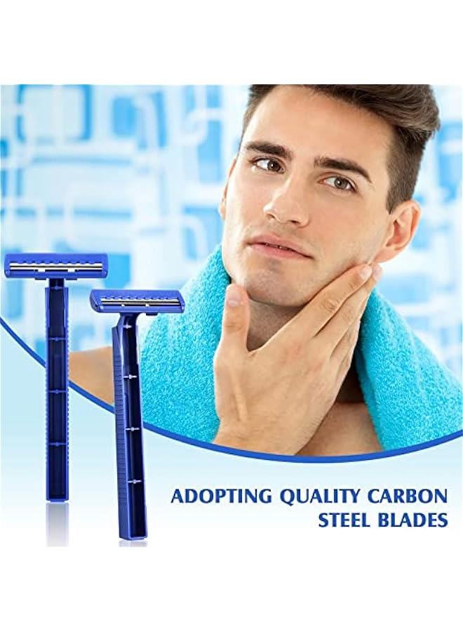 BWSJ BudgetFriendly 100  Twin Blade Disposable Razors with Stainless Steel Blades  Ideal for Hotels Travel and Motels  Includes Blade Cover for Single Use Bathing Supplies - Image 4