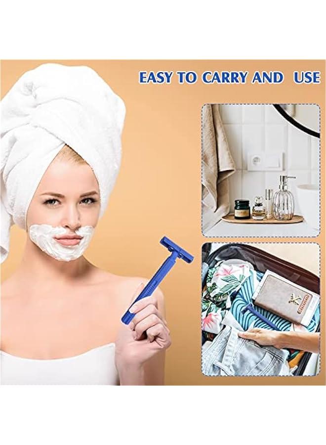 BWSJ BudgetFriendly 100  Twin Blade Disposable Razors with Stainless Steel Blades  Ideal for Hotels Travel and Motels  Includes Blade Cover for Single Use Bathing Supplies - Image 5