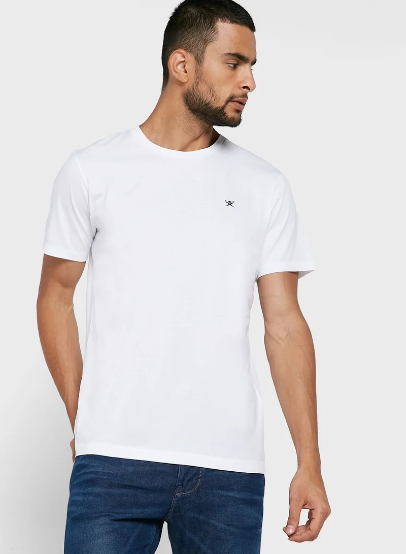 Hackett Logo Crew Neck T-Shirt