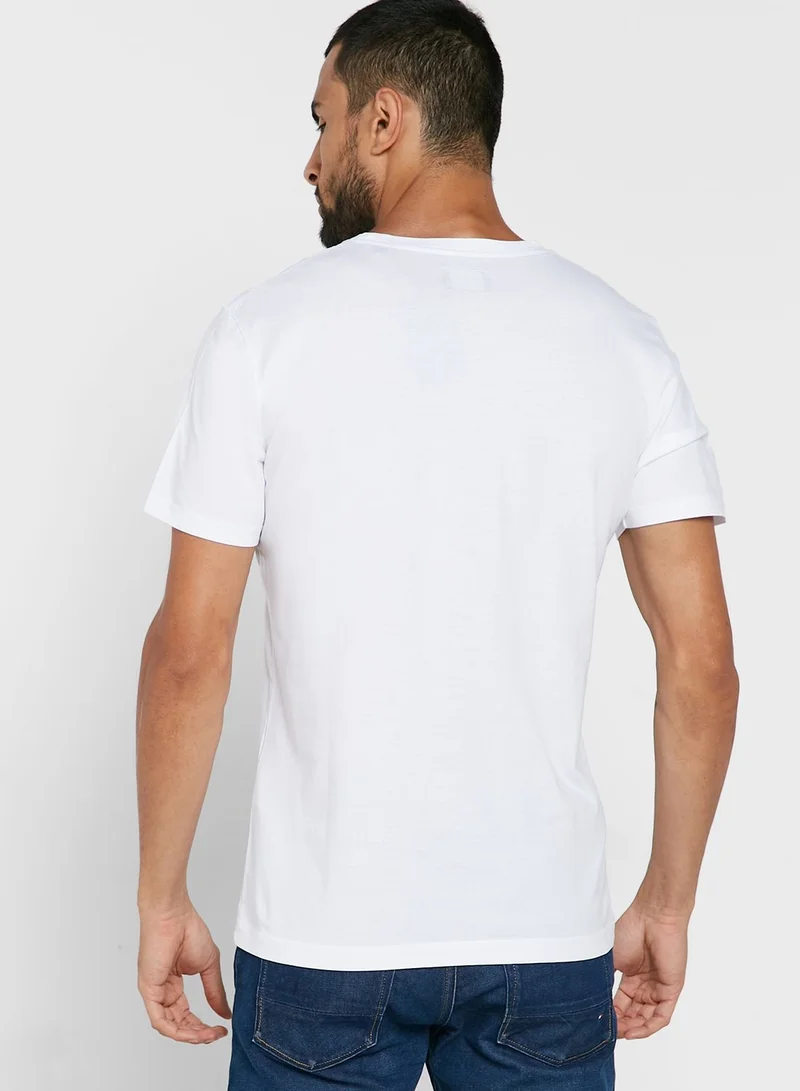 Hackett Logo Crew Neck T-Shirt