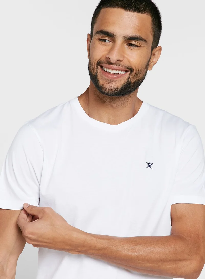 Hackett Logo Crew Neck T-Shirt