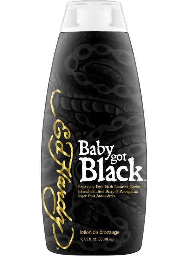 Ed Hardy Baby Got Black Indoor Tanning Bed Lotion Bronzer 10 US fl. oz. (300 mL) - Image 1