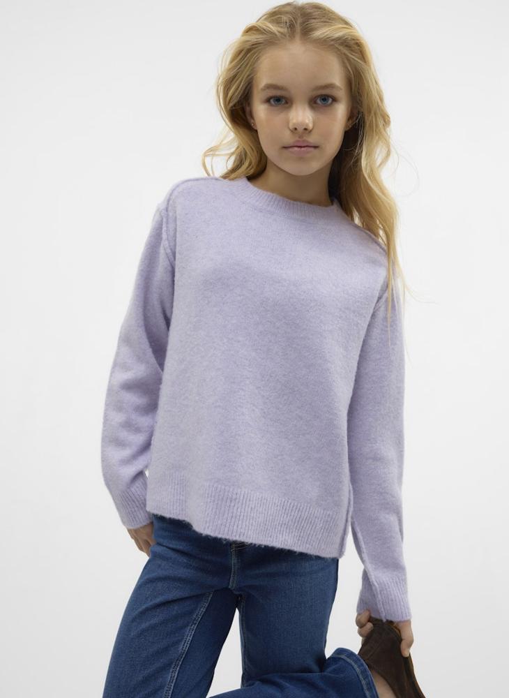 Vero Moda Girl Kids Essential Crew Neck Sweatshirt  - Image 1