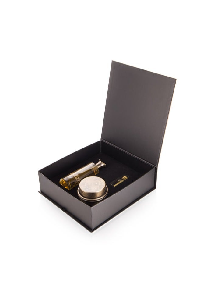 Oud Elite Roaya Gift Set Parfum (100 ml), Insence (60 Gram), Mini Spray (6 ml) - Image 1