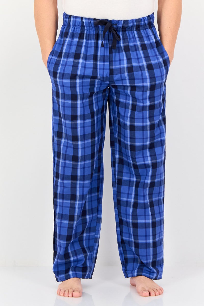 English Laundry Men Checked Drawstring Pajama Pants, Multicolor - Image 1
