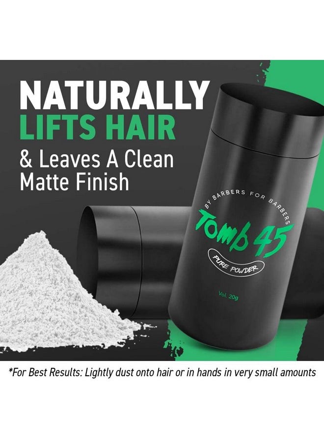 Tomb 45 - Tomb45 Pure Powder for Hair Styling, Texturizing & Volumizing Powder with Natural Matte Finish - Image 1
