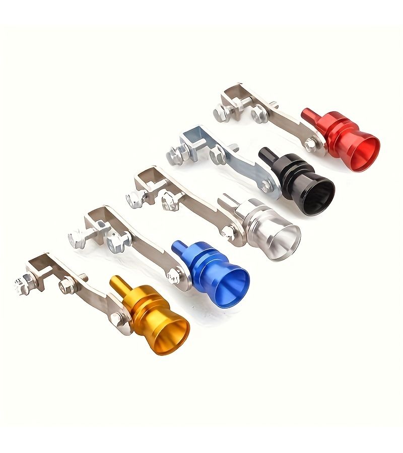 2 Pack Red Heavy Duty Aluminum Alloy Exhaust Whistle Multi-Vehicle Tailpipe Replacement Kit With Sturdy Anti-Drop Mounting Bracket For Enhanced Engine Power And Exhaust Sound - Image 5