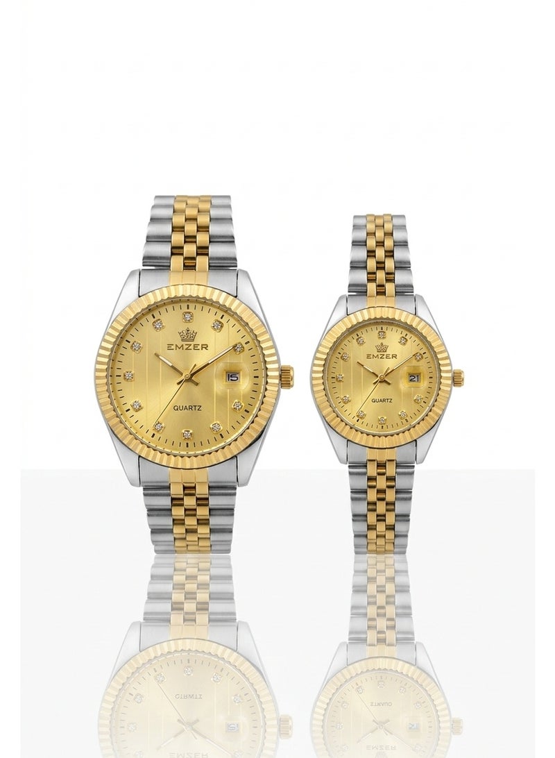 EMZER RLX PAIR WATCH GIFT SET