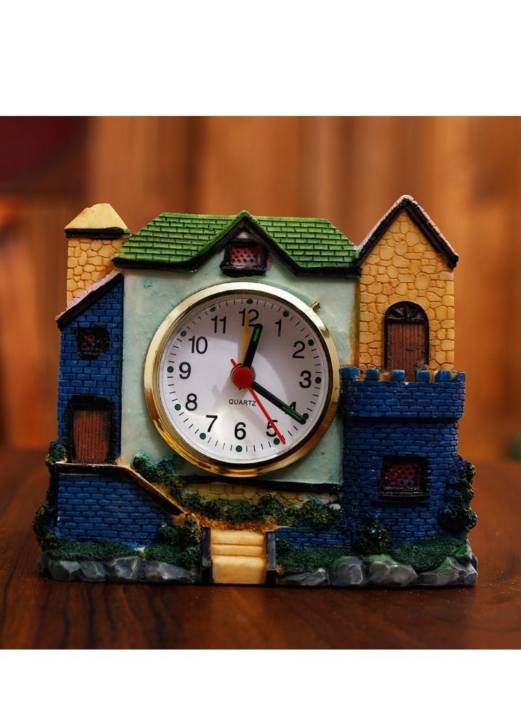 Nariele Medium Castle Alarm Clock Children Gift Villa Creative Alarm Clock