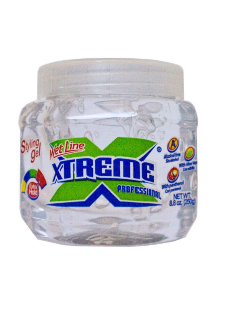 XTREME Xtreme Wet Line Styling Gel Extra Hold, 8.8 oz (Pack of 6) 