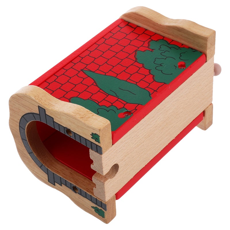 Train Tunnel Model Train Track Accessories Diy Train Toy Kids Simulation Train Cave Tunnel - Image 5