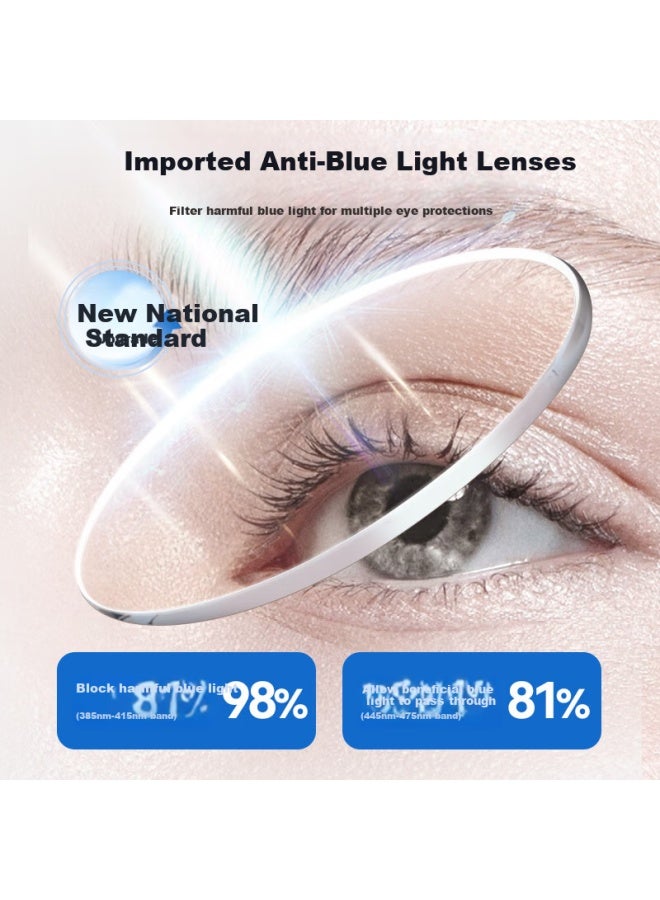 Boundless Wujing Men's Bifocal Reading Gl With Imported High Definition Anti-blue Light Lens For Both Near And Far Vision Women Black Frame +300 Degrees - Image 2