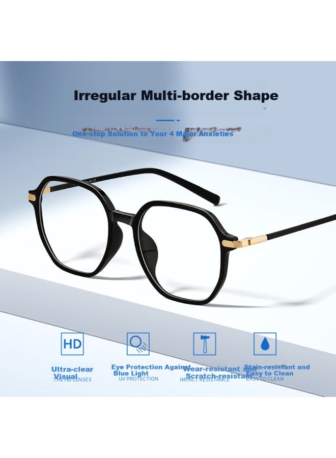 Boundless Wujing Men's Bifocal Reading Gl With Imported High Definition Anti-blue Light Lens For Both Near And Far Vision Women Black Frame +300 Degrees - Image 5