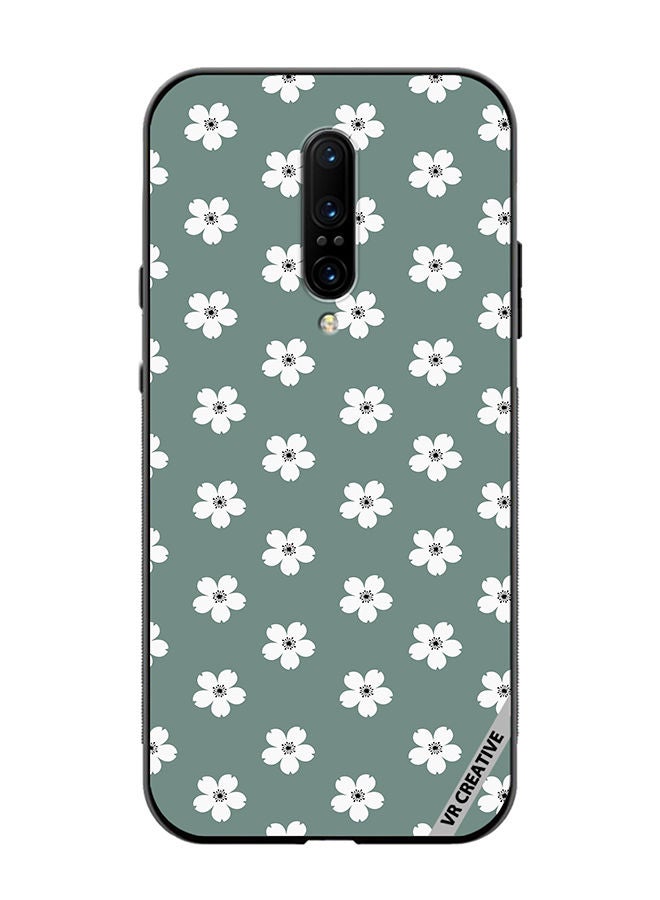 VR CREATIVE Protective Case Cover For OnePlus 7 Pro Flower Design Multicolour - Image 1