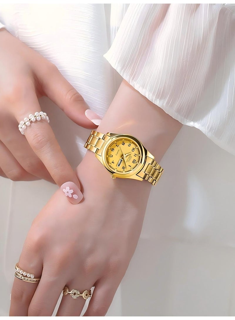 OPK Women's Watch Elegant Analog Quartz Ladies Watch Pretty Slim Waterproof Luminous Date Ladies Small Wrists Watches - Image 4