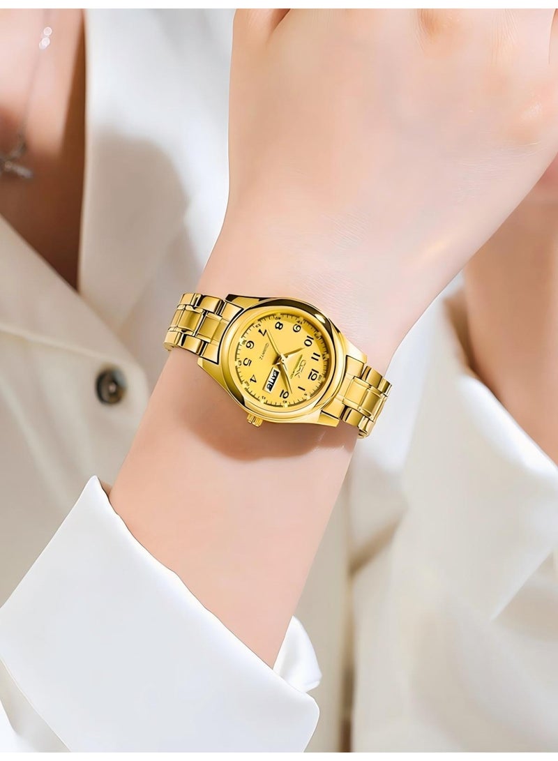 OPK Women's Watch Elegant Analog Quartz Ladies Watch Pretty Slim Waterproof Luminous Date Ladies Small Wrists Watches - Image 3