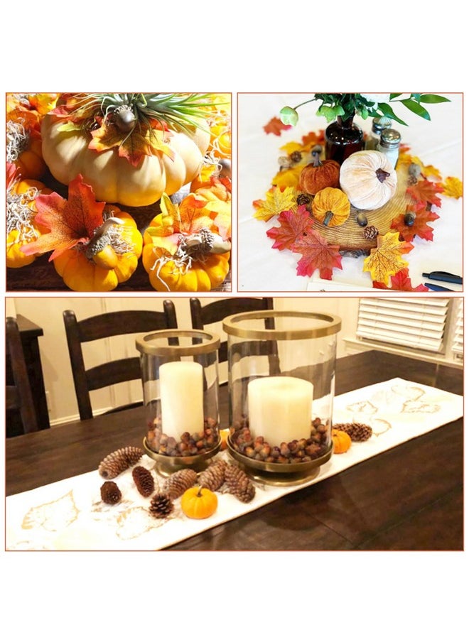 Cshangzei Cshangzei 200PCS Mini Artificial Acorns,Bulk Fake Acorn with Natural Cap Lifelike for Fall Thanksgiving Halloween Decoration,Wedding Decor,Vase Filler,DIY Crafts  - Image 5