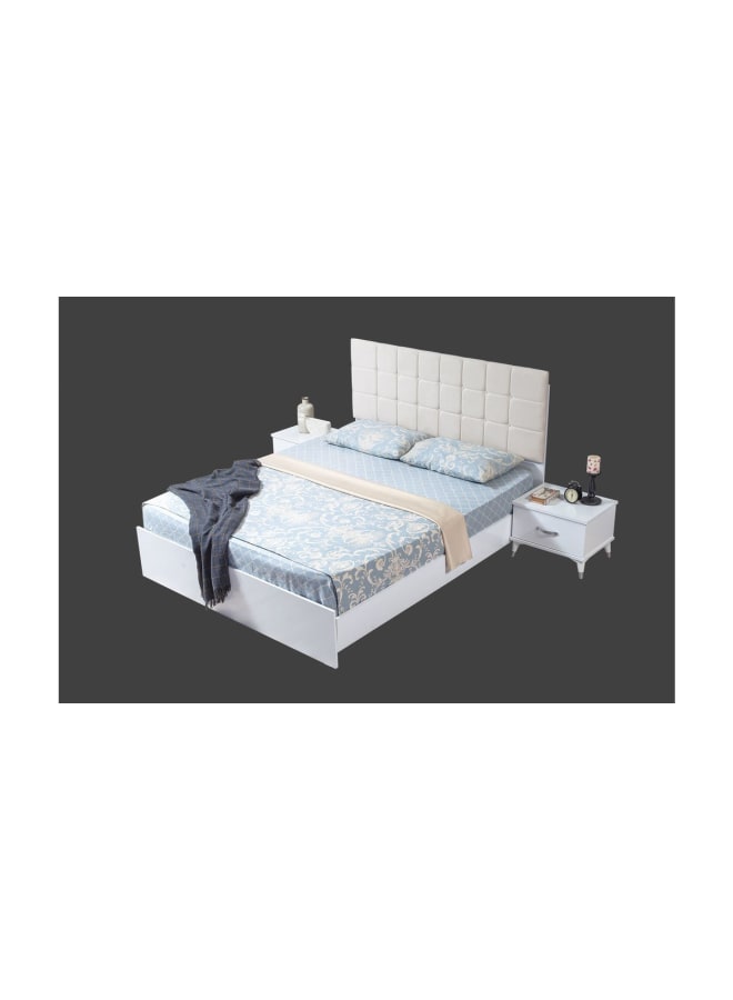 ريترو RA-BD08 سرير 165x110x204سم - أوف وايت × أبيض - Image 2