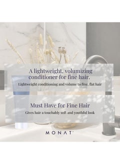 monat MONAT Volumizing Revitalize Conditioner Infused with Rejuveniqe - Lightweight Hair Volumizing Conditioner for Fine, Flat Hair, for Softness and Shine - Net Wt. 178 ml ℮ 6 fl. oz.  - Image 5