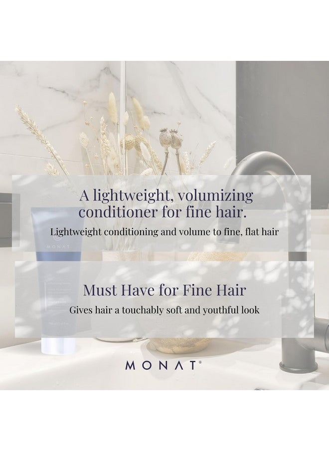 monat - MONAT Volumizing Revitalize Conditioner Infused with Rejuveniqe - Lightweight Hair Volumizing Conditioner for Fine, Flat Hair, for Softness and Shine - Net Wt. 178 ml ℮ 6 fl. oz. - Image 1