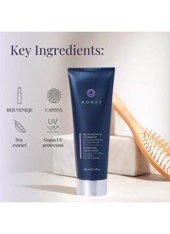 monat MONAT Volumizing Revitalize Conditioner Infused with Rejuveniqe - Lightweight Hair Volumizing Conditioner for Fine, Flat Hair, for Softness and Shine - Net Wt. 178 ml ℮ 6 fl. oz.  - Image 4