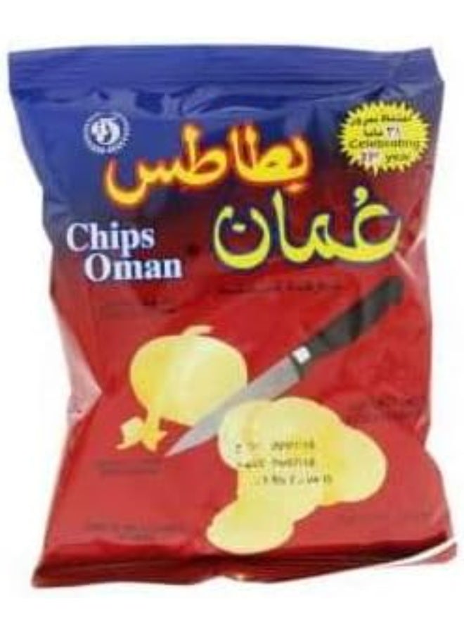 أومان رقائق عمان الحارة – 15 جم، عبوة من 6 | رقائق بطاطس مقرمشة وحارة | وجبة خفيفة عمانية أصيلة بنكهة الفلفل الحار | مثالية للتناول السريع - Image 1