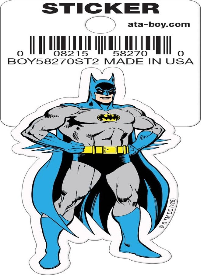 Ata-Boy DC Comcis Batman Classic Character 3 Inch Die Cut Vinyl Sticker - Image 1