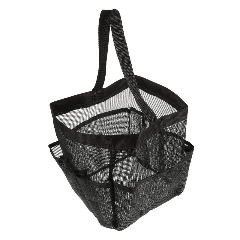 Large Portable Mesh Shower Bag Travel Toiletry Organizer Outdoor Bathroom Tote Basket - Image 2