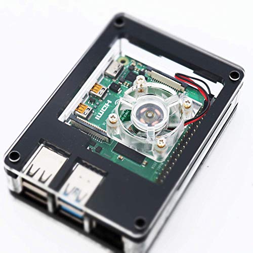 REES52 Raspberry Pi 4 B Motherboard Shell Acrylic Case with Cooling Fan for Raspberry Pi 4 Model B - Image 5