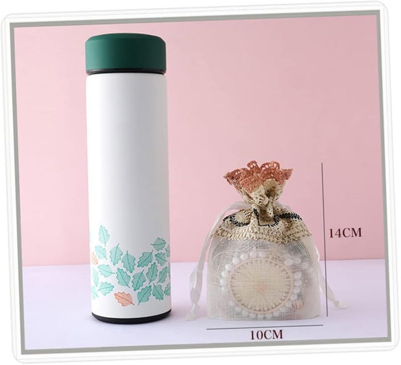 Handmade Beige Gauze Jewelry Drawstring Bags with Wavy Lace Edge Luxury Gift Pouches - Image 2
