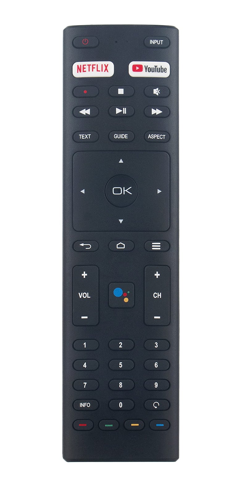 Vinabty RM-C3416 RM-C3329 RM-C3359 RC-N2409 RM-C3369 Voice Remote Control Replacement Works for JVC Android TV AV-H323115A - Image 1