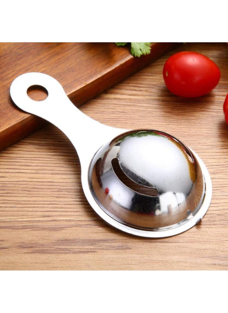 Trifecta Trifecta Egg Yolk Separator Professional Egg White Separator Egg Separators Stainless Steel Yolk White Separator Tool for Baking Cake Kitchen Gadget CookingBaker Tool  - Image 3