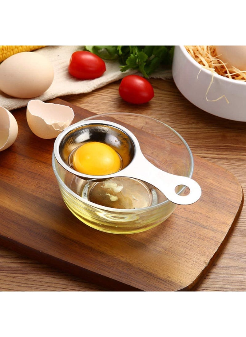 Trifecta Trifecta Egg Yolk Separator Professional Egg White Separator Egg Separators Stainless Steel Yolk White Separator Tool for Baking Cake Kitchen Gadget CookingBaker Tool  - Image 2