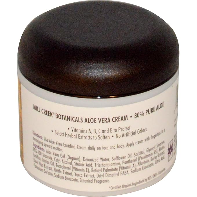 Mill Creek Aloe Vera Cream - 4 oz - Image 2