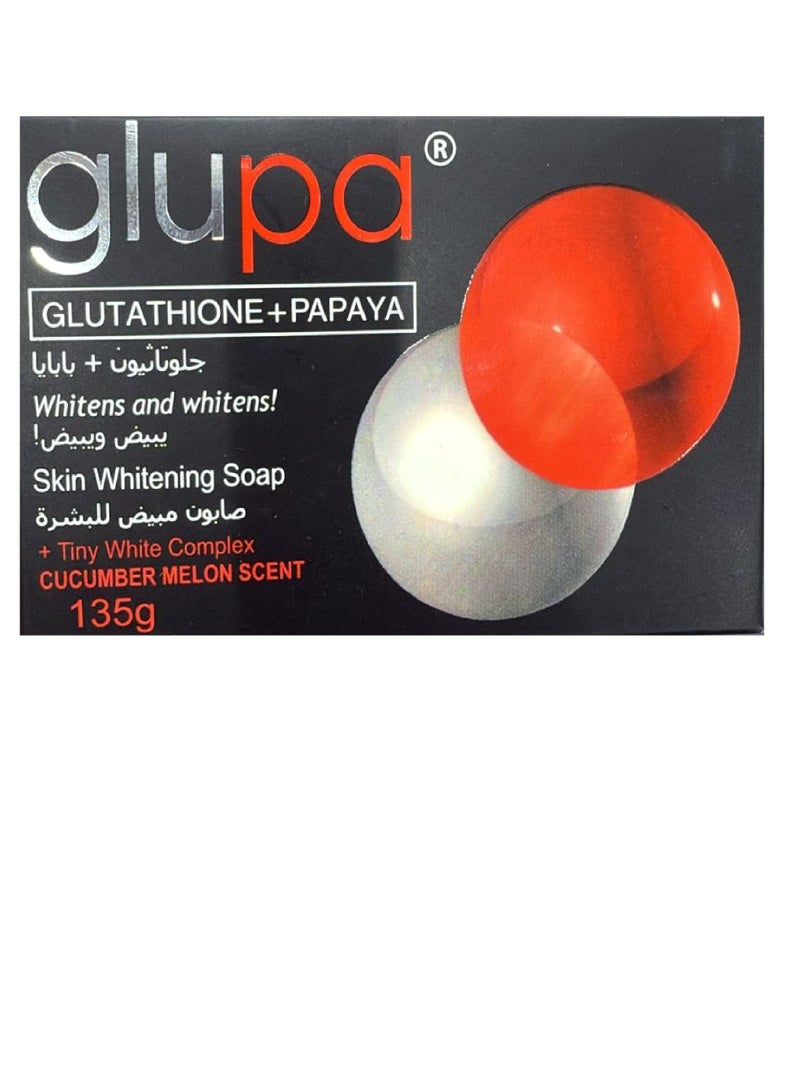 Glupa Glutathione Papaya Skin Whitening Soap 135 g