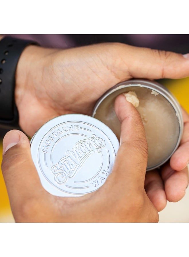Suavecito Whiskey Bar Mustache Wax 1.5 oz - Control & Style Your Mustache With All Day Hold, Portable Travel Size Tin Can, Moisturize & Style, Facial Grooming With A Masculine Scent - Image 5