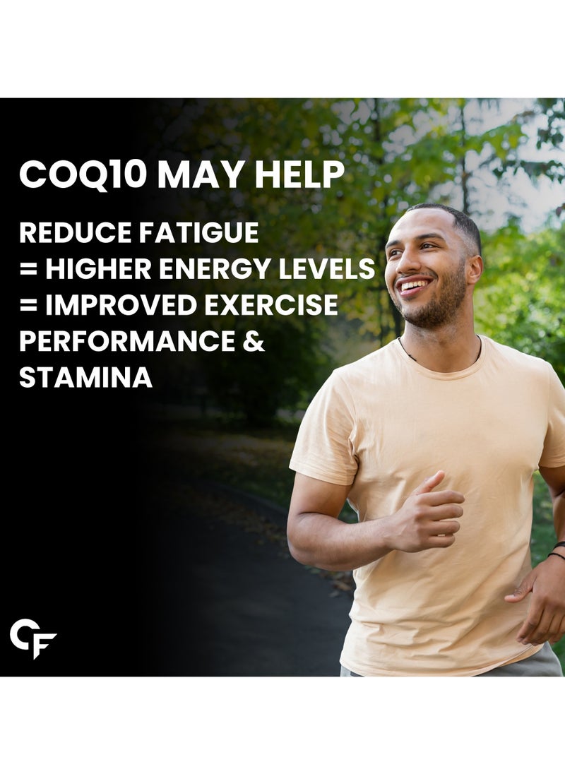 CARBAMIDE FORTE - Coenzyme Q10, CoQ10 120mg With Piperine 5mg – 60 Capsules - Image 1