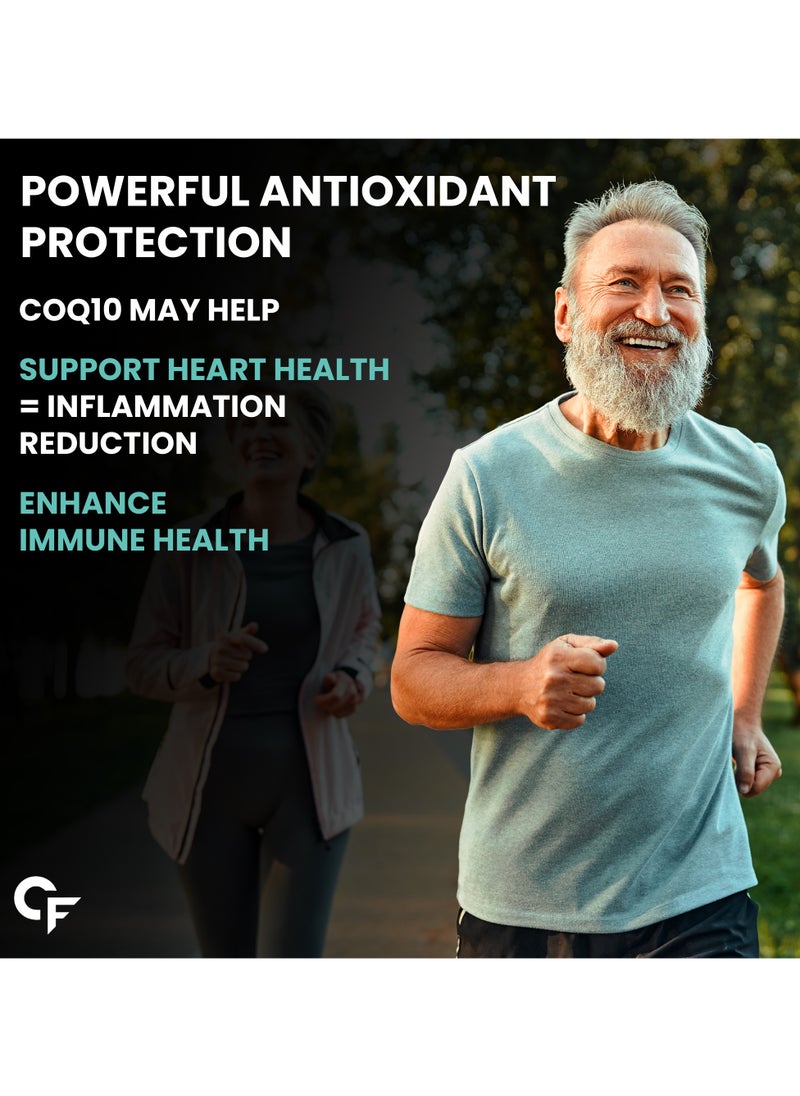 CARBAMIDE FORTE - Coenzyme Q10, CoQ10 120mg With Piperine 5mg – 60 Capsules - Image 1